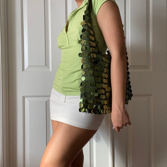 Green Sequin Y2K Bag💚 - Picture 3 of 4